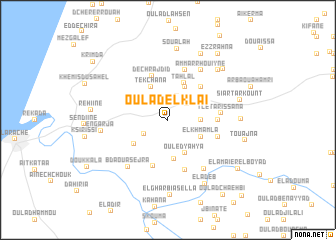 map of Oulad el Klaï