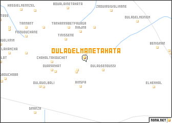 map of Oulad el Mane Tahata