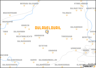 map of Oulad el Ouaïl