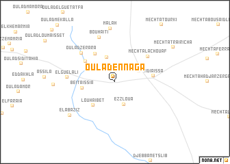 map of Oulad en Naga