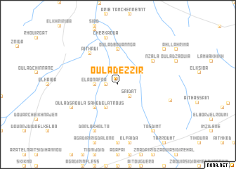 map of Oulad ez Zir