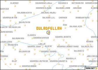 map of Oulad Fellah