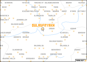 map of Oulad Fryakh
