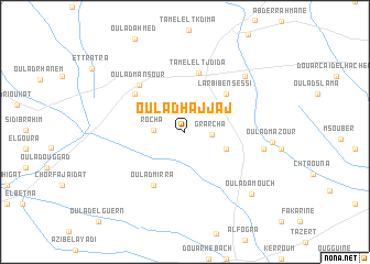 map of Oulad Hajjaj