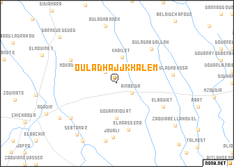 map of Oulad Hajj Khalem