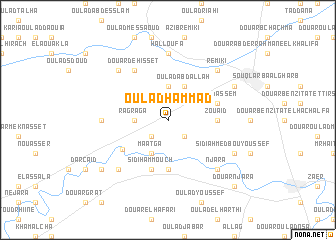 map of Oulad Hammad