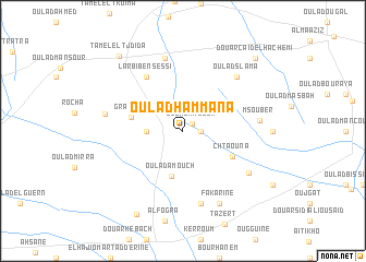 map of Oulad Hammana