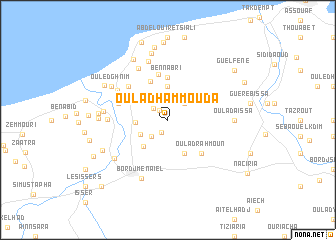 map of Oulad Hammouda