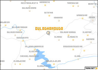 map of Oulad Hamouda