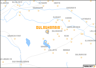 map of Oulad Hanaïa