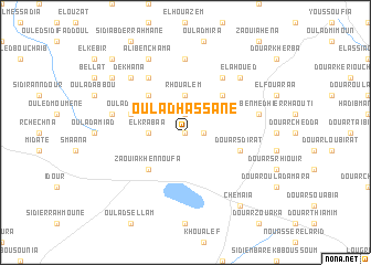 map of Oulad Hassane