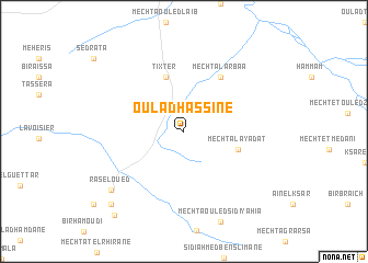 map of Oulad Hassine