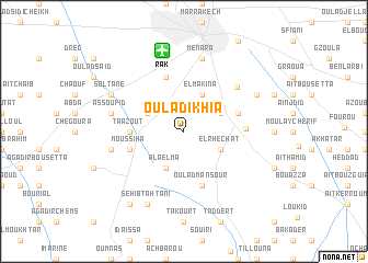 map of Oulad Ikhia