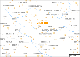 map of Oulad Jemil