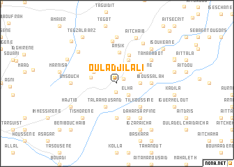 map of Oulad Jilali