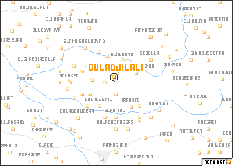 map of Oulad Jilali