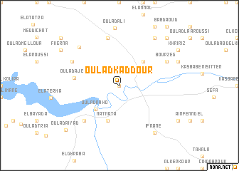 map of Oulad Kaddour