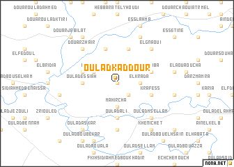 map of Oulad Kaddour