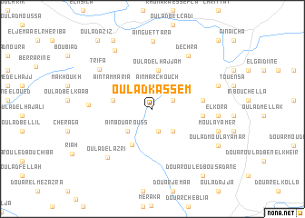 map of Oulad Kassem