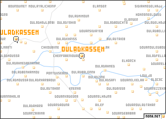 map of Oulad Kassem