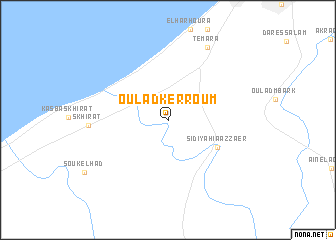 map of Oulad Kerroum