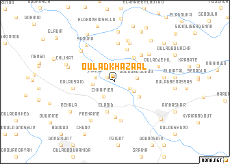 map of Oulad Khazaal