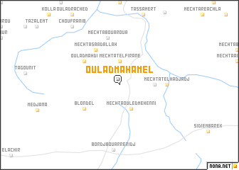 map of Oulad Mahamel