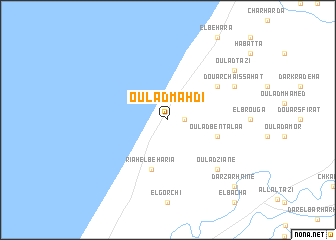 map of Oulad Mahdi