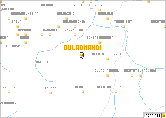 map of Oulad Mahdi