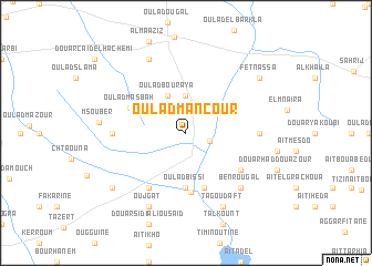 map of Oulad Mançour