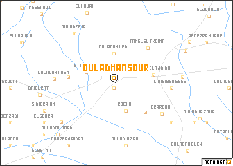 map of Oulad Mansour