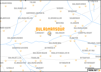 map of Oulad Mansour