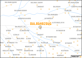 map of Oulad Mazoug