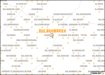 map of Oulad Mbarek