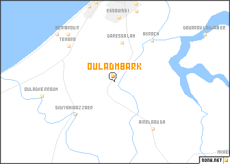 map of Oulad Mbark