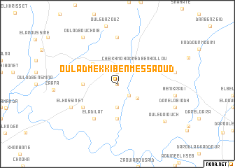 map of Oulad Mekki Ben Messaoud