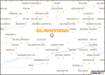 map of Oulad Messaoud