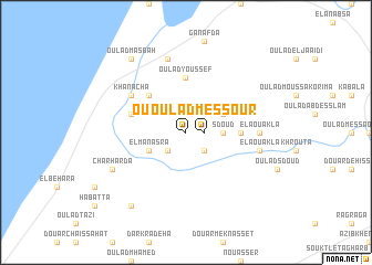 map of Oulad Messour