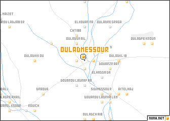 map of Oulad Messour