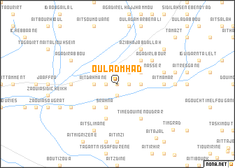 map of Oulad Mhad