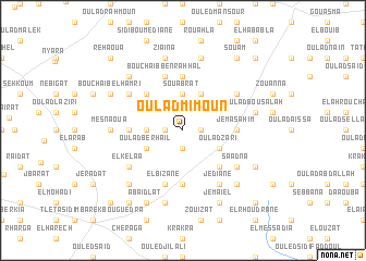 map of Oulad Mimoun