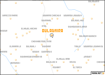 map of Oulad Mira