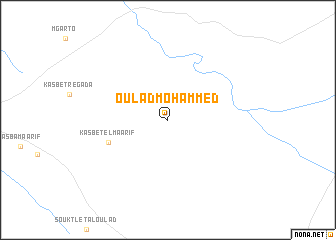 map of Oulad Mohammed