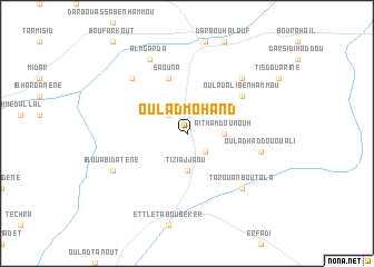 map of Oulad Mohand