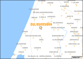 map of Oulad Mosbah