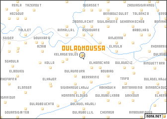 map of Oulad Moussa