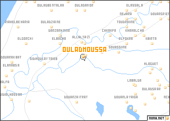 map of Oulad Moussa