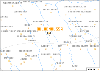 map of Oulad Moussa