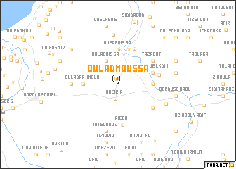 map of Oulad Moussa