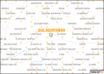 map of Oulad Mrâbah